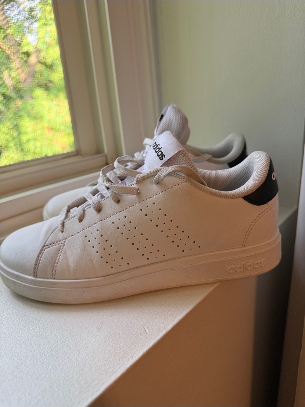 adidas Kids White Low-Top Sneakers